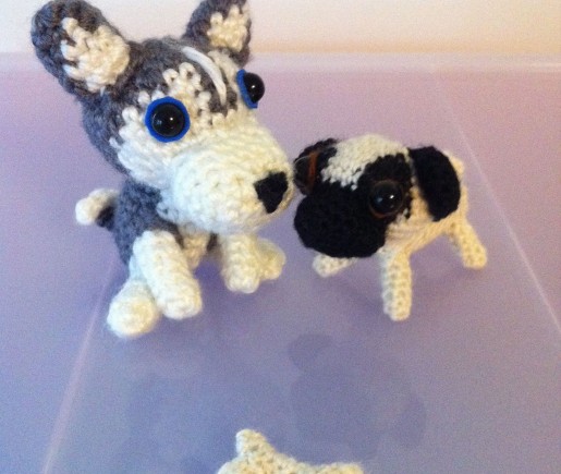 First Amigurumi Dogs